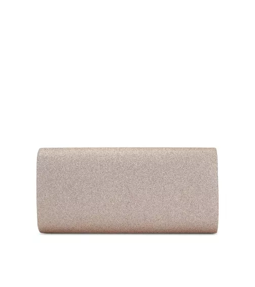 Dinner Clutch with Pearl Embellishment Turn Lock