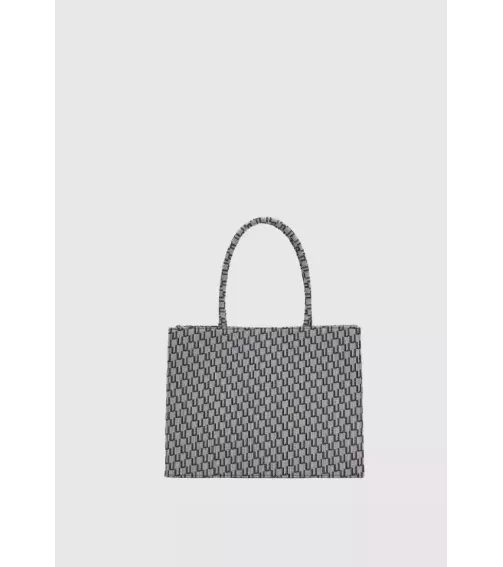 Geometric Print Tote Bag