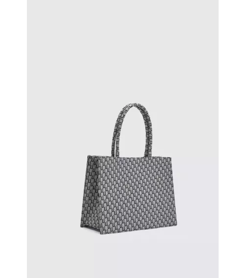 Geometric Print Tote Bag