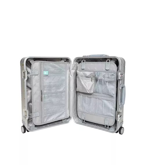 Aluminum Silver Luggage