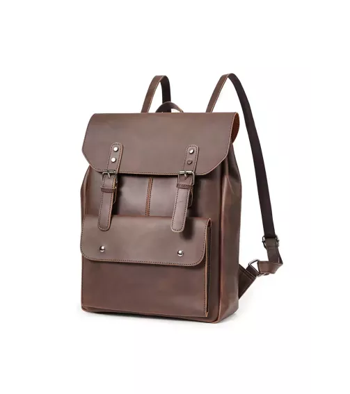 Leather Travel Backpack