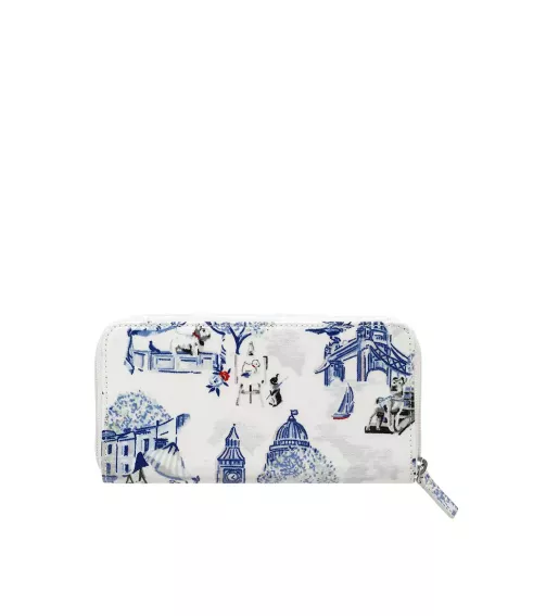 30 Years London Toile Continental Wallet