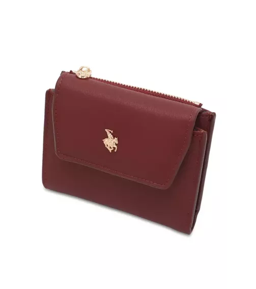 Women's Short Purse With Coin Compartment